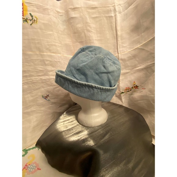 Disney,”Pooh”, Adult Denim Bucket Hat with embroidered Pooh and Tigger - Picture 1 of 12